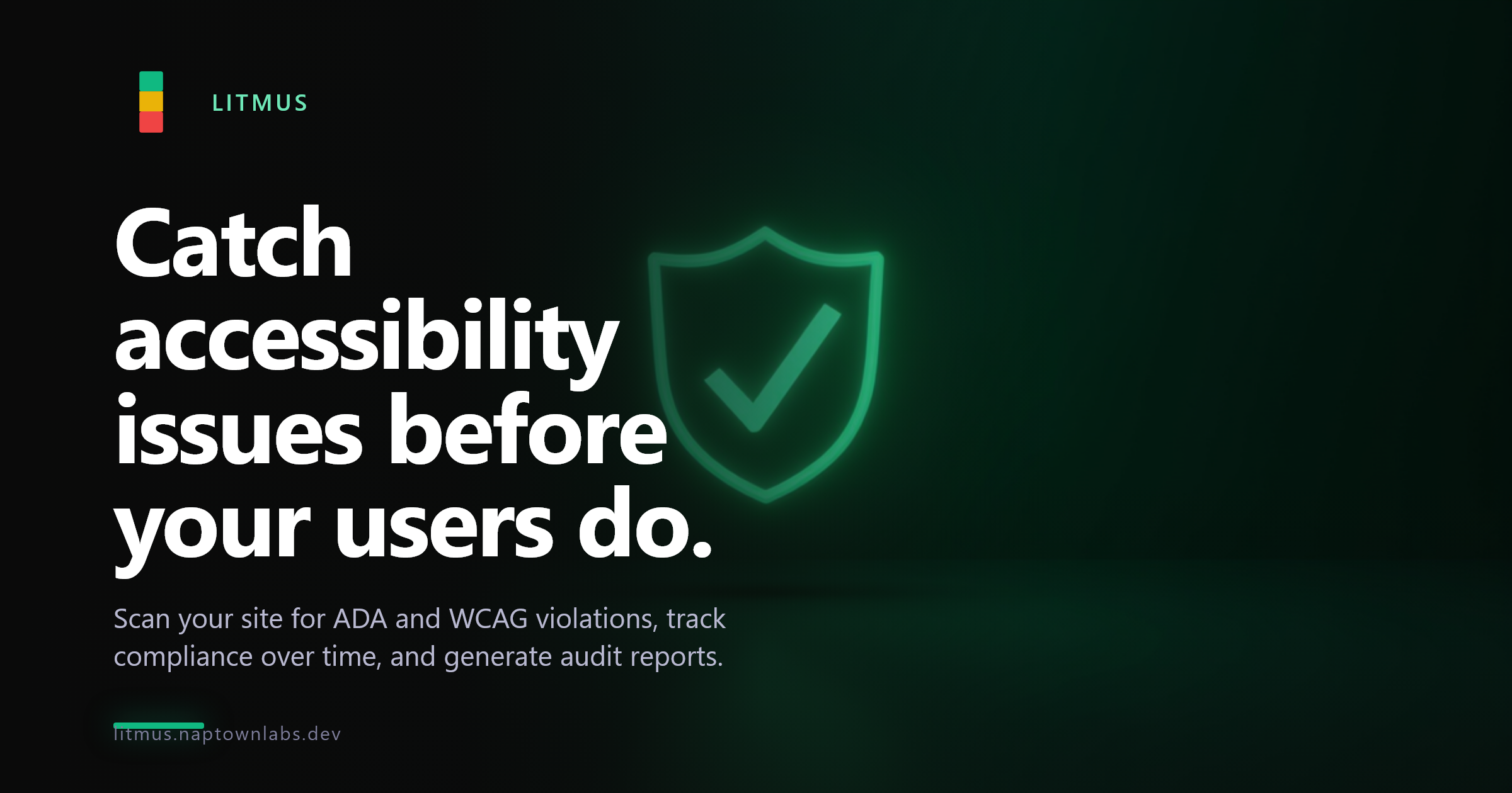 Litmus — ADA and WCAG compliance monitoring